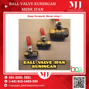 Jual Ball Valve Merek IFAN Bahan Kuningan